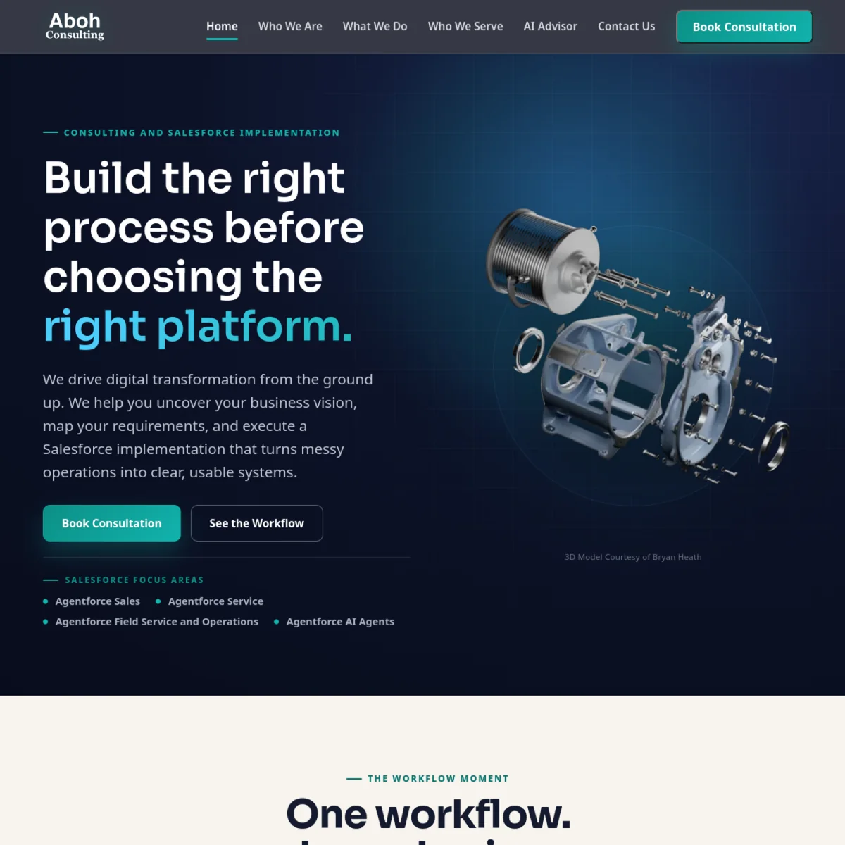 Aboh Consulting homepage